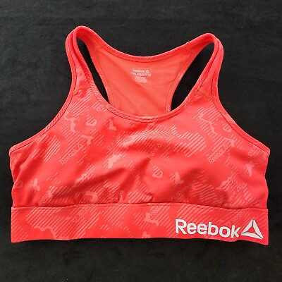 #ad Reebok Red Sports Bra Women#x27;s 2XL $10.78