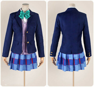 #ad Love Live Nico Yazawa School Uniform Cosplay Costume All Size Full Set COSYT $57.00