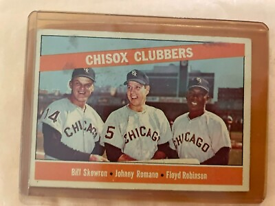 #ad 1966 TOPPS # 199 CHISOX CLUBBERS C $9.00