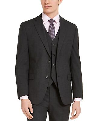 #ad Alfani Men#x27;s Charcoal Slim Fit Suit Jacket 40R $15.92