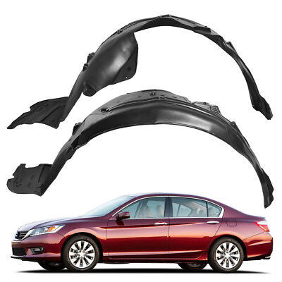 #ad Front Left and Right Fender Liner Set of 2 For 2013 2015 Honda Accord Sedan Pair $44.99
