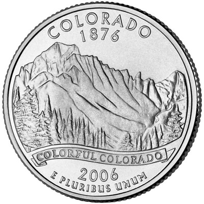 #ad 2006 D Colorado State Quarter $1.55