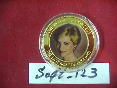 #ad The Last Rose of England Princess Royal Diana Gold Coin Commemorative Coin 5 $17.96