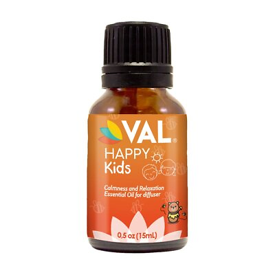 #ad VAL Happy Kids Calmness and Relaxation Essential Oil Blend for Diffuser Kid Saf $18.00