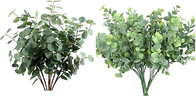 #ad 19#x27;#x27; 2 pack Faux Eucalyptus Greenery Bunch Fake Artificial Eucalyptus Bushes $11.95