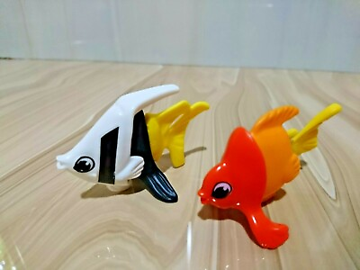 #ad Kinder Joy Toy Collectible Mini Kids Surprise Toys Set Easter Gift Fish Pair New $23.89