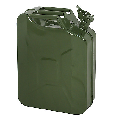 #ad 5 Gal 20L oline Durable Army Jerry Can Military Metal Steel Tank Backup $36.58