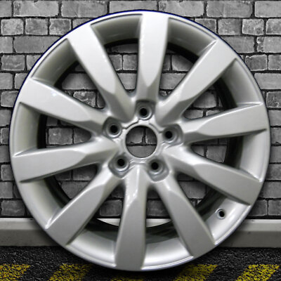 #ad Full Face Bright Fine Metallic Silver OEM Wheel for 2009 2012 Audi A4 17x8 $213.99