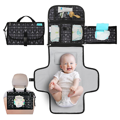 #ad Portable Diaper Changing Pad Baby Changing Pad amp; Diaper Changer Travel Bag $47.99