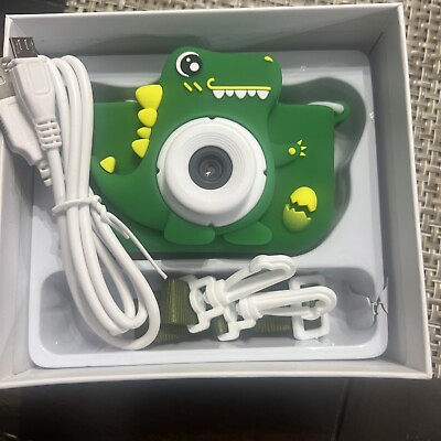 #ad 🆕 Kids Dinosaur Selfie Camera Toys for Ages 3 9 Digital Green H25 🆓 SHIPPING $35.00