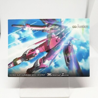 #ad 57 Justice MOBILE SUIT GUNDAM SEED DESTINY Card dass Masters 4th 2006 Japan $8.50