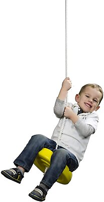 #ad Climbing Rope Tree Swing Platforms Disc Swings Seat Playground Swing Toys Yellow $24.22