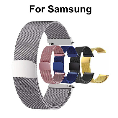 #ad For Samsung Galaxy Watch Active 2 40mm 44mm Stainless Steel Milanese Band Strap $6.99