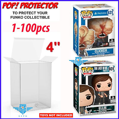 #ad Lot 5 20 50 100 For Funko Pop Protector Case 4quot; inch Vinyl Figures Collectibles $19.09