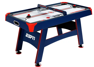#ad Air Powered Hockey Table with Overhead Electronic Scorer 60quot; Indoor Arcade Game $223.99