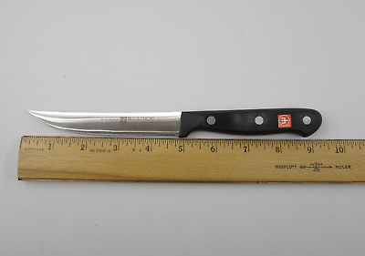 #ad Wusthof Gourmet 4050 12cm 5quot; Replacement Straight Edge Steak Knife W Red Sticker $25.00