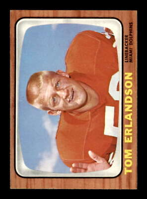 #ad 1966 Topps #76 Tom Erlandson EXMT EXMT Dolphins 563329 $7.80