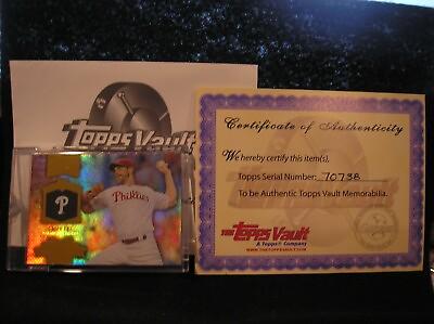 #ad 2013 Topps Proof Card Blank Back Cliff Lee Philadelphia Phillies Topps Vault $54.00