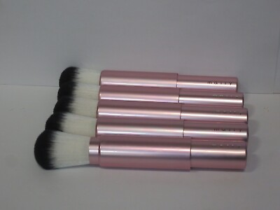 #ad MALLY PINK RETRACTABLE POWDER BRUSH *LOT OF 5* $26.00