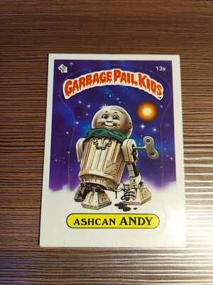 #ad GLOSSY 13a * Ashcan Andy OS1 GPK 1985 Topps Garbage Pail Kids Series 1 USA First $32.00