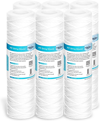 #ad Membrane Solutions 10 Micron 10quot;x2.5quot; String Wound Whole House Water Filter for $42.02