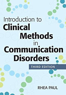 #ad Introduction to Clinical Methods in Communication Disorders Thir $6.03