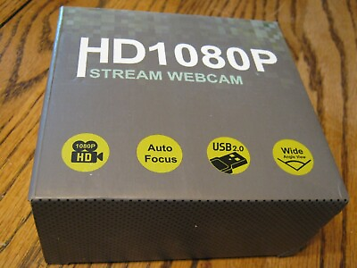 #ad Jamber 2020 1080p Stream Webcam PC Mac Laptop Desktop New $27.00