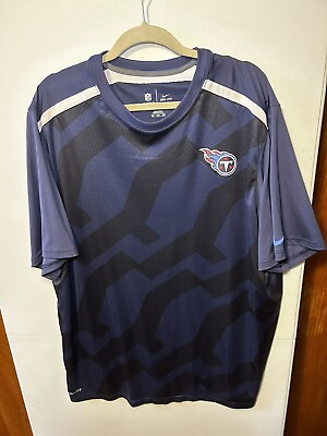 #ad Nike On Field DriFit NFL Tennessee Titans T Shirt Size XXL Blue $16.99