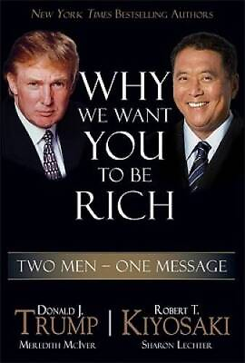 #ad Why We Want You to Be Rich: Two Men One Message Hardcover GOOD $4.40