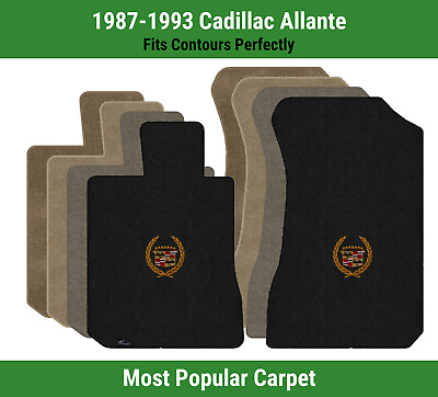 #ad Lloyd Ultimat Front Mats for #x27;87 93 Cadillac Allante w Gold Cadillac Crest $160.99