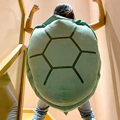 #ad 40 Inch Wearable Turtle Shell PillowsTortoise Plush Pillow Stuffed Animal Co... $43.16