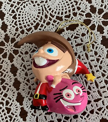 2004 Nickelodeon The Fairly Odd Parents Timmy Turner with Wanda as Bag Ornament $12.99