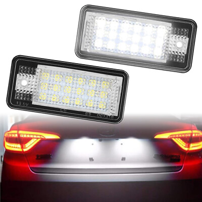 #ad Led License Plate Light For Audi 04 09 A3 S3 05 09 A6 S6 C6 03 07 A8 S8 07 12 Q7 $11.99