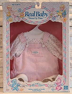 #ad Vintage NIB Hasbro Real Baby Ready For Play Special Dress Up Time Outfit $34.95
