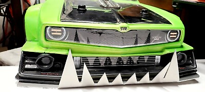 #ad RC Car Aluminum Front Bumper Chassis Skid Plate for ARRMA Infraction Shark Teeth $35.59