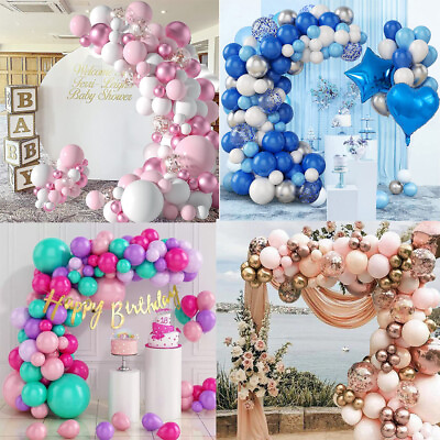 #ad Balloon Arch Kit Balloons Garland Birthday Wedding Party Baby Shower Decor UK 2 GBP 11.89