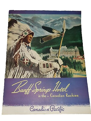 #ad #ad 1939 Banff Springs Hotel in the Canadian Rockies Dinner Menus Tea Menus Y17 $475.00