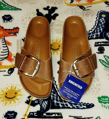 #ad New BIRKINSTOCK MADRID Big Buckle Sandals Women#x27;s Sz 8 NWOB $54.99