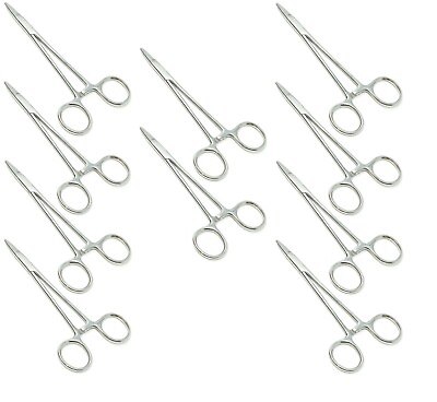 #ad 10 Webster Needle Holder 5quot;Smooth Jaw Surgical Dental Instrument Stainless Steel $9.99