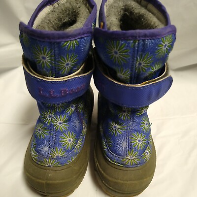 #ad L.L. BEAN Kids Winter Snow Boots Toddler Sz 6 with liners $20.99