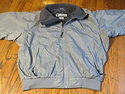 #ad Columbia Mens Lined Jacket Size Medium Zip Front Pockets Style 205 WM5020 $59.99
