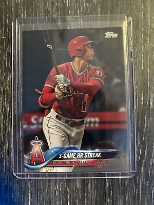 #ad 2018 Topps Update Series Checklist April 3rd 6th 2018 #US189 Shohei Ohtani RC $20.00