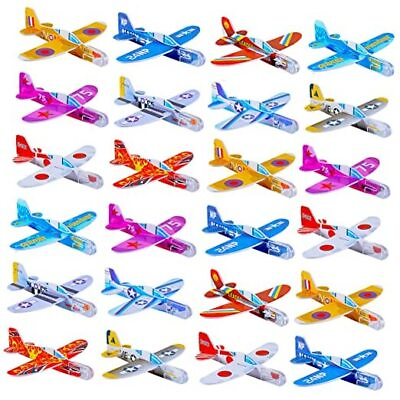 #ad 50 Pcs Foam Gliders Planes Toys for Kids Paper Airplane Party Favors Goodie $21.51