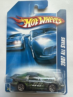 #ad Hot Wheels Pontiac Firebird #144 HW 2007 All Stars Dark Grey VHTF A $9.99