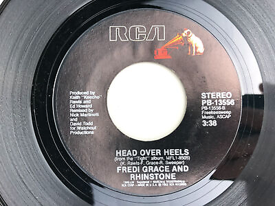 #ad Fredi Grace and Rhinstone 45 RPM 7quot; Single Dog Eat Dog World Head Over Heels Y $5.59