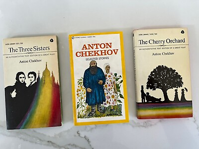 #ad Lot Of 3 by Anton Chekhov 1966 amp; 1968 Three Sisters Cherry Orchard Vintage $11.95