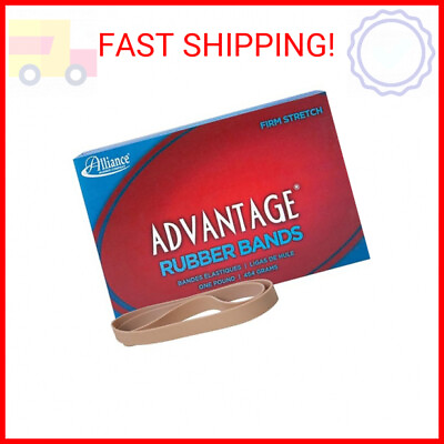 #ad Alliance Rubber 27075 Advantage Rubber Bands Size #107 1 lb Box Contains Approx $14.13