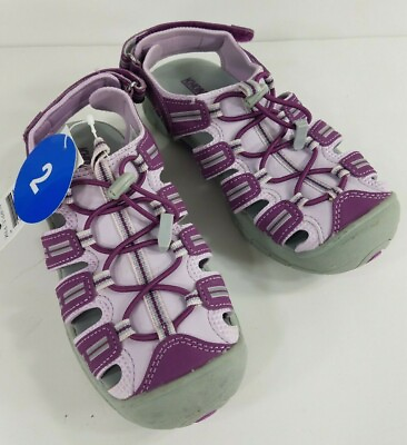 #ad NWT Khombu purple Sandy athletic hiking sandals youth girls size 2 $32.97
