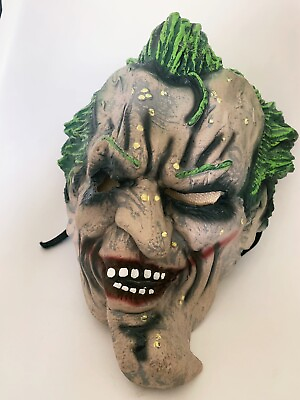 #ad Joker Mas Rubies DC Comics Batman Arkham City Used Halloween $19.90
