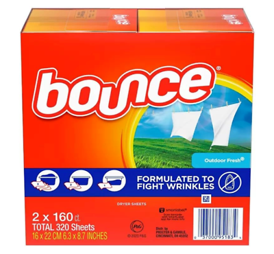 #ad Bounce Dryer Sheets 320 ct. SEALED $28.99